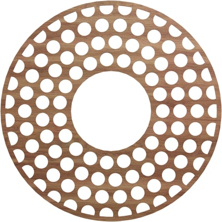 Ekena Millwork Fink Wood Fretwork Pierced Ceiling Medallion, Walnut, 40"OD x 14 1/2"ID x 1/4"T CMWP40X40X0250FFWA